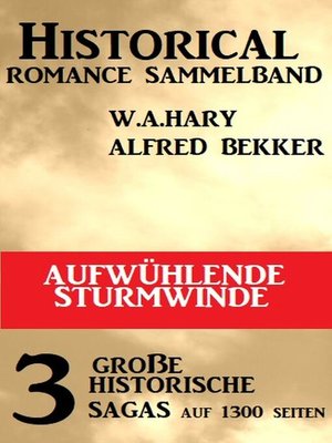 cover image of Aufwühlende Sturmwinde